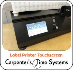 Roll Label Printer Touchscreen