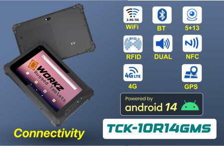 Tablet with RFID Reader and NFC Feature