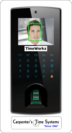 TimeWorkz Edge Face Recognition Time Clock with Built-in Time Card Calculator